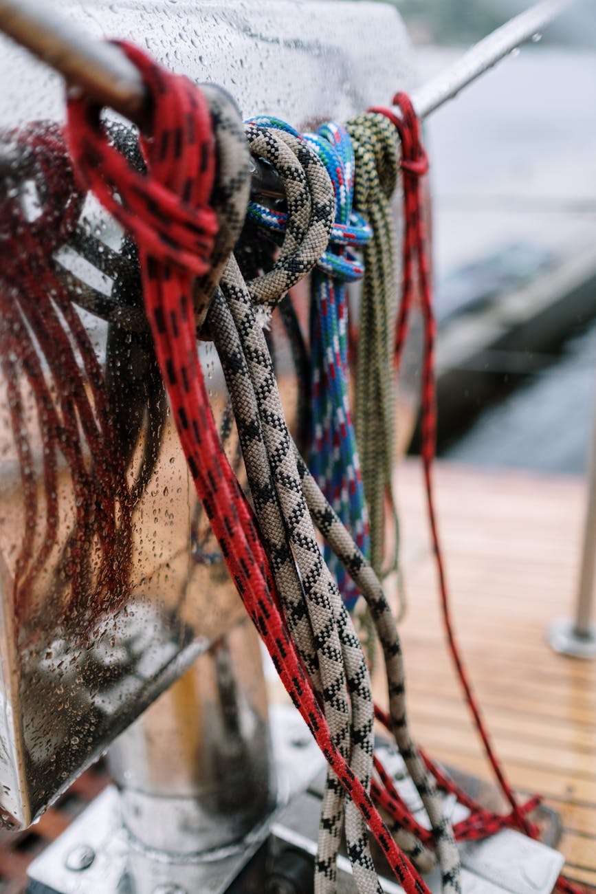 close up shot of ropes